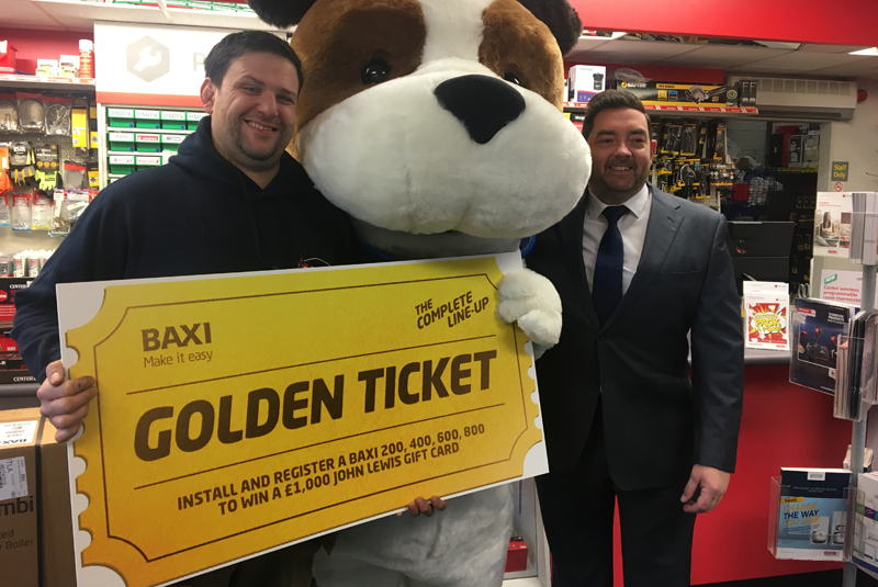 First Baxi Golden Ticket claimed