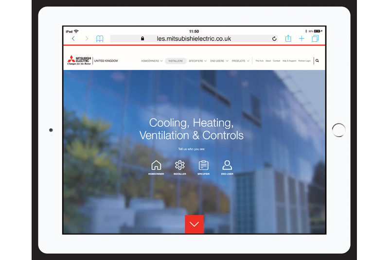 Mitsubishi Electric launches updated website