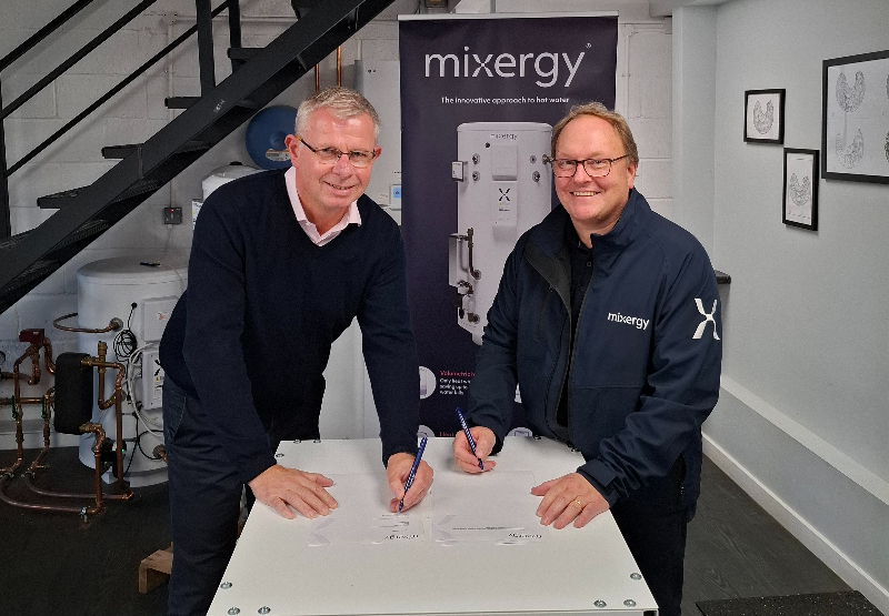 The Electric Heating Company partners with Mixergy to offer smart hot water solutions 