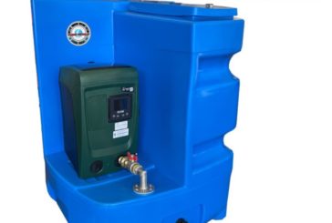 New Mains Boosting Sets feature 250 litre water storage tank