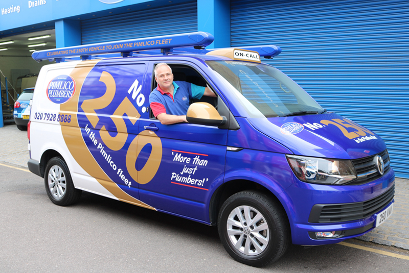 Pimlico Plumbers sees 250th vehicle hit the road - PHPI Online