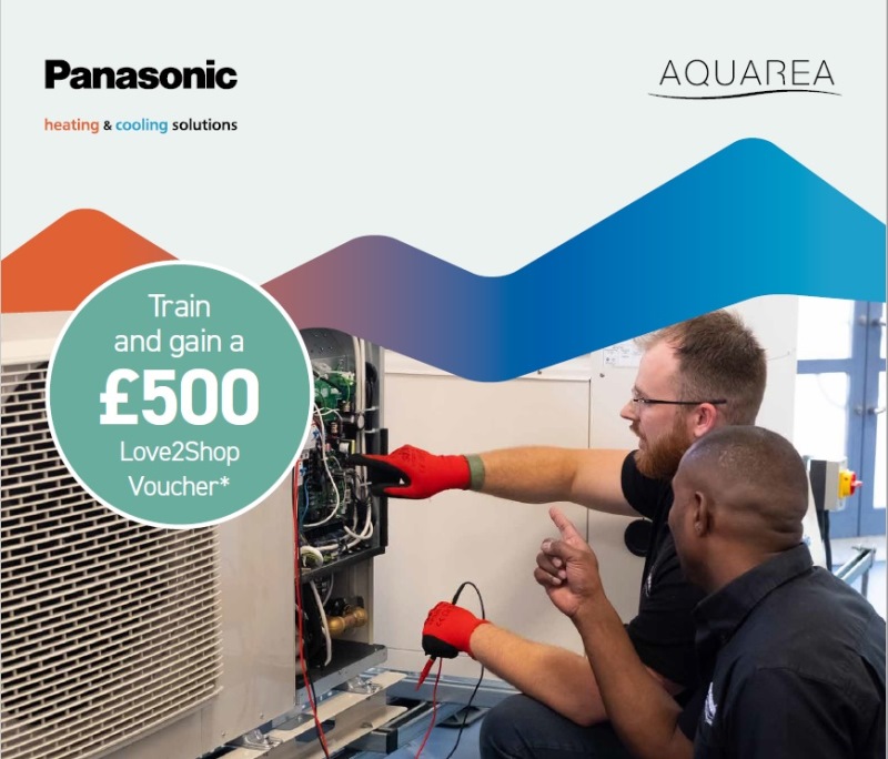 Panasonic launches training reward for installers switching to heat pumps