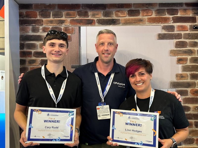 Polypipe Building Products announces new PolyPlumb® Enhanced Ambassadors  