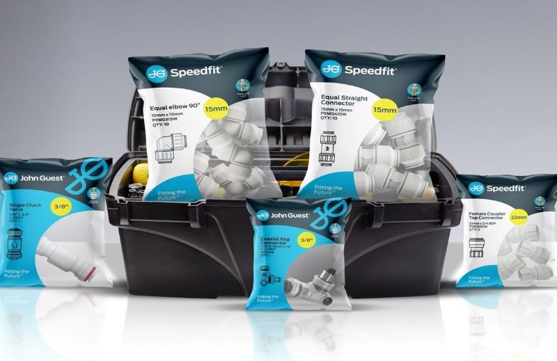 RWC launches improved JG Speedfit and John Guest packaging   