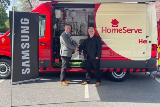 Samsung appoints HomeServe as national heat pump service & maintenance provider  