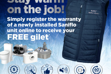 Claim a FREE gilet from Saniflo 