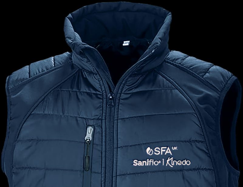 Get a free Gilet with Saniflo