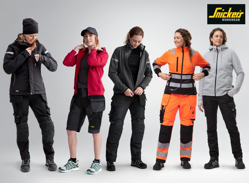 Snickers Workwear’s working clothes for women 