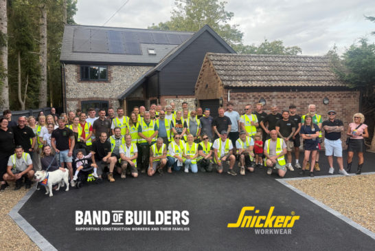 Snickers Workwear names Band of Builders as charity partner 