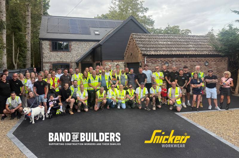 Snickers Workwear names Band of Builders as charity partner 