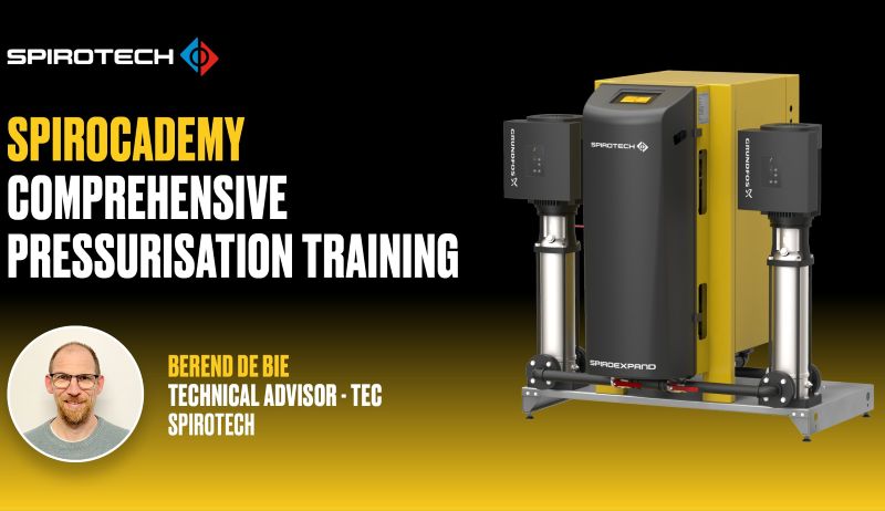 Spirotech announces new Spirocademy session on Pressurisation