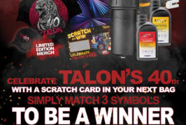 Talon launches 40th Anniversary scratchcard competition 