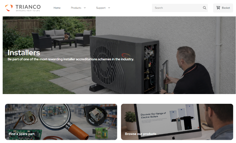 Redesigned website introduced by Trianco