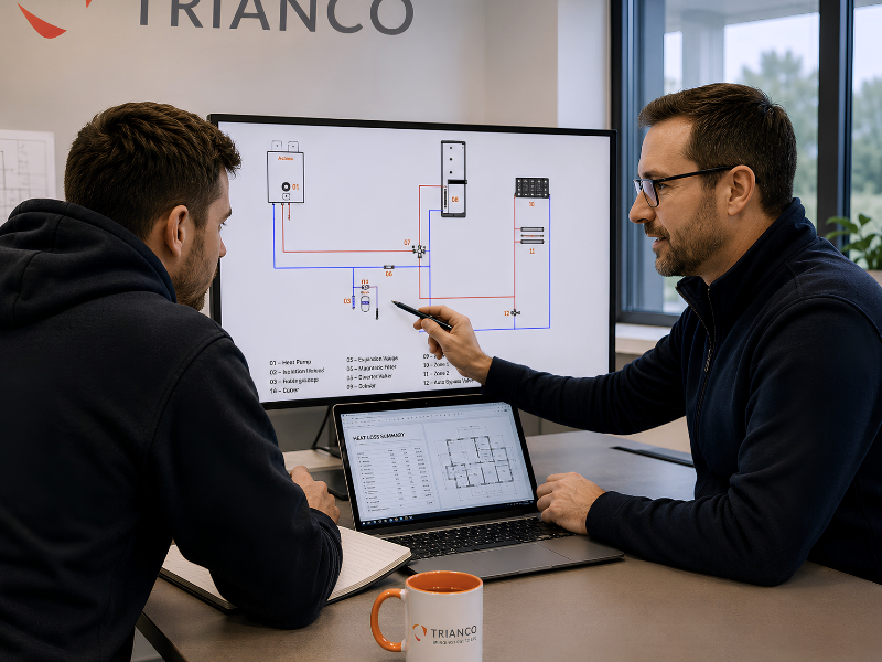 Trianco strengthens installer support with free heating system design service 