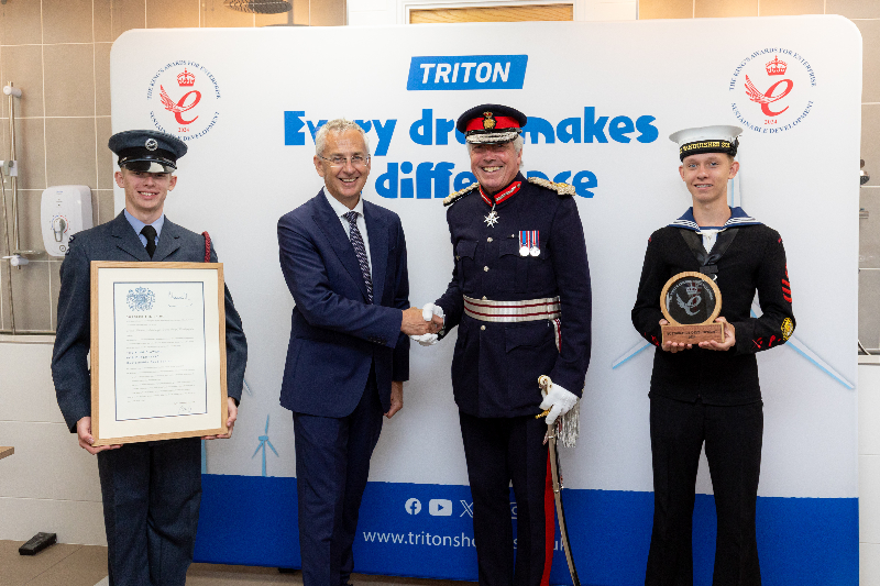 Triton Showers presented with King’s Award for Enterprise 