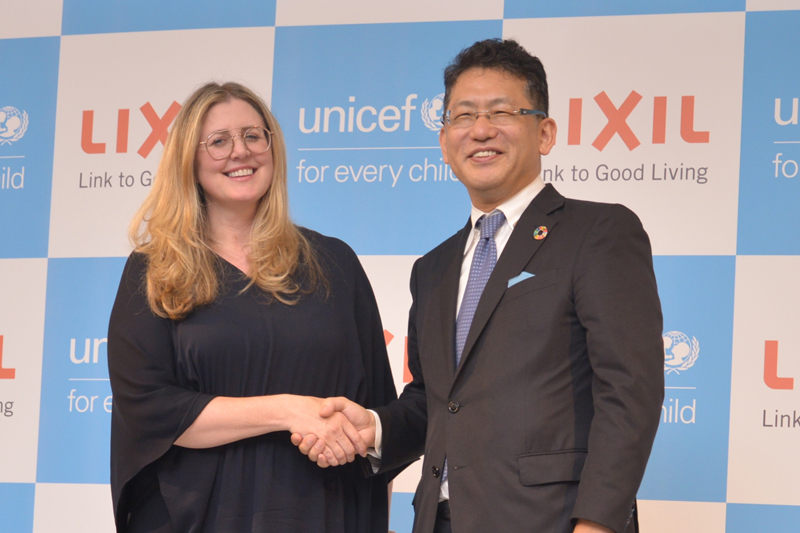 UNICEF and LIXIL join forces in latest campaign