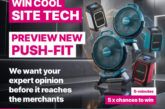 Get a sneak peek at a new push-fit fitting — plus the chance to win some trade tech