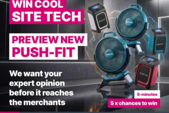 Get a sneak peek at a new push-fit fitting — plus the chance to win some trade tech