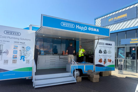 Wavin takes ‘The WaVan’ back on the road in new City Plumbing partnership 