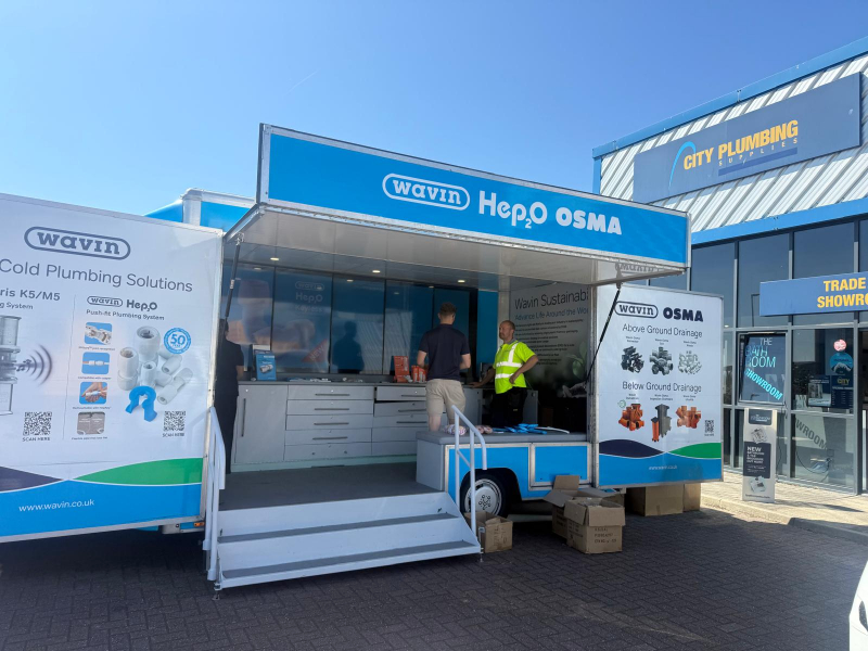 Wavin takes ‘The WaVan’ back on the road in new City Plumbing partnership 