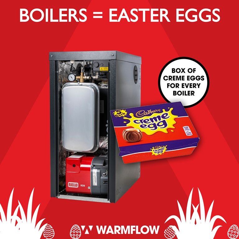 Get a box of chocolate eggs this Easter with Warmflow 