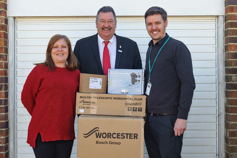 Worcester Bosch donates boiler to BIRT