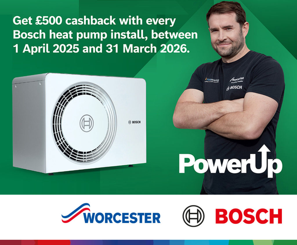 Worcester Bosch launches promotion on new warmth pump installs 
