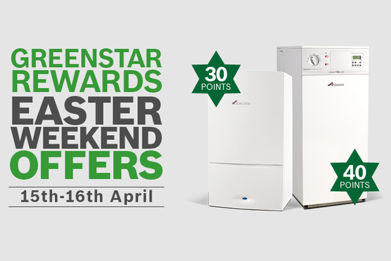 Double Greenstar Rewards points this Easter