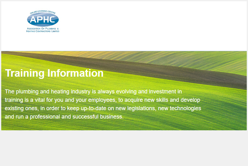 APHC develops new Online Learning Centre