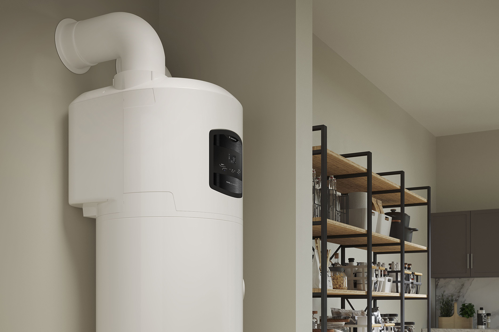 Integrating heat pump water heaters with gas boilers