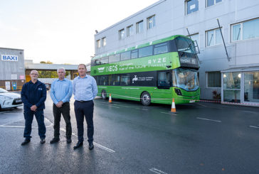 World’s first hydrogen powered double decker bus visits Baxi