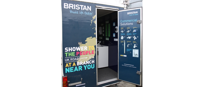 Bristan Commercial hits the road