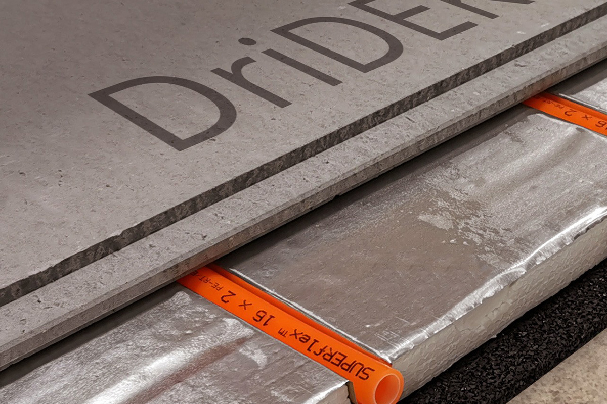 Continal Underfloor Heating | DriDEK dry screed panel