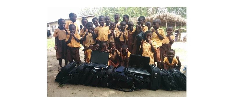 Daikin donates computers to Africa