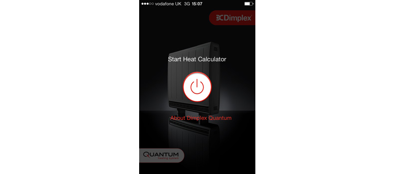 Easier sizing with Dimplex Quantum Heater app