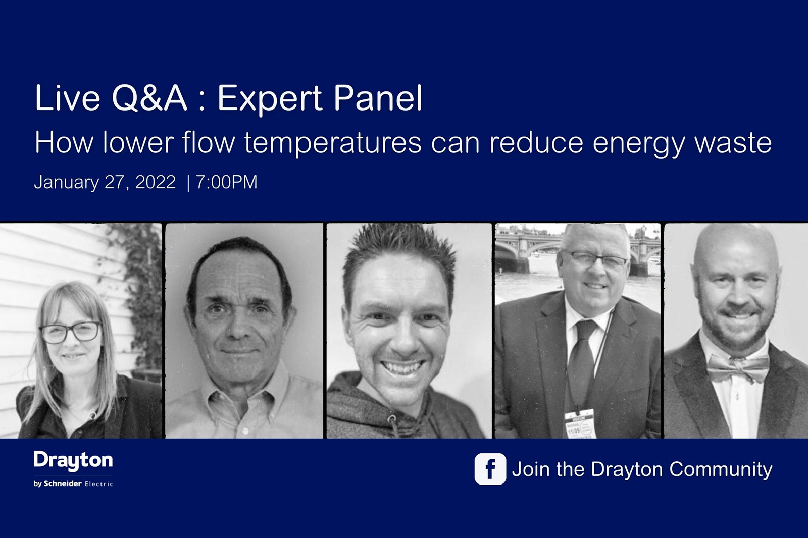 Drayton to host live expert panel on low flow temperatures