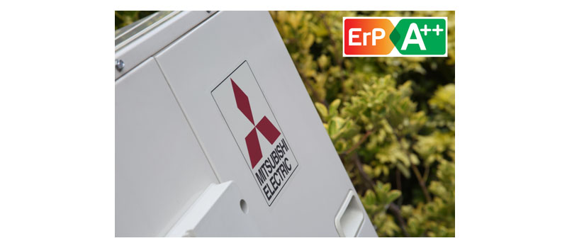 A++ for Ecodan renewable heating range