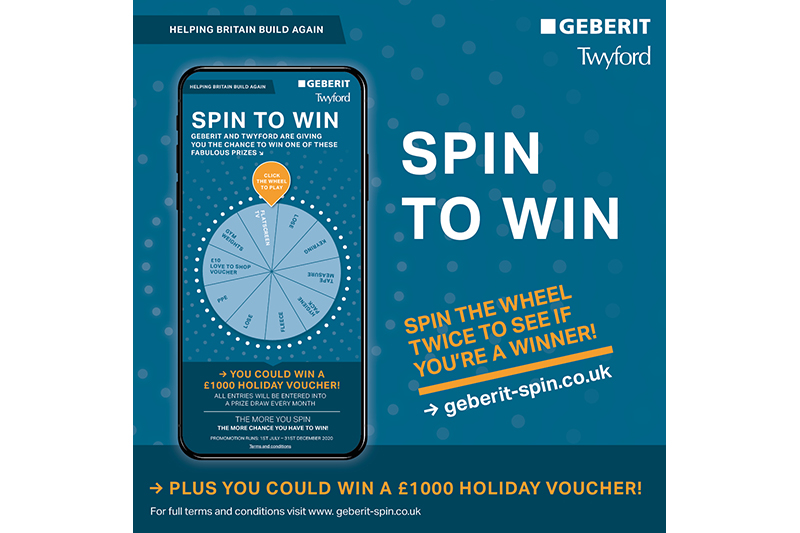 Spin to Win with Geberit before the end of the year!