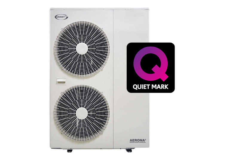 Quiet Mark for Grant Aerona³ R32 13 and 17kW