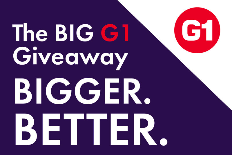 Grant UK’s Big G1 Giveaway is back!