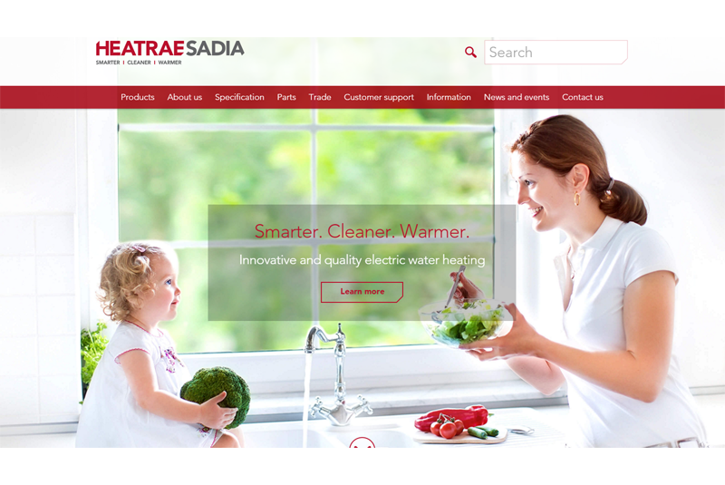 Heatrae Sadia’s new site is live
