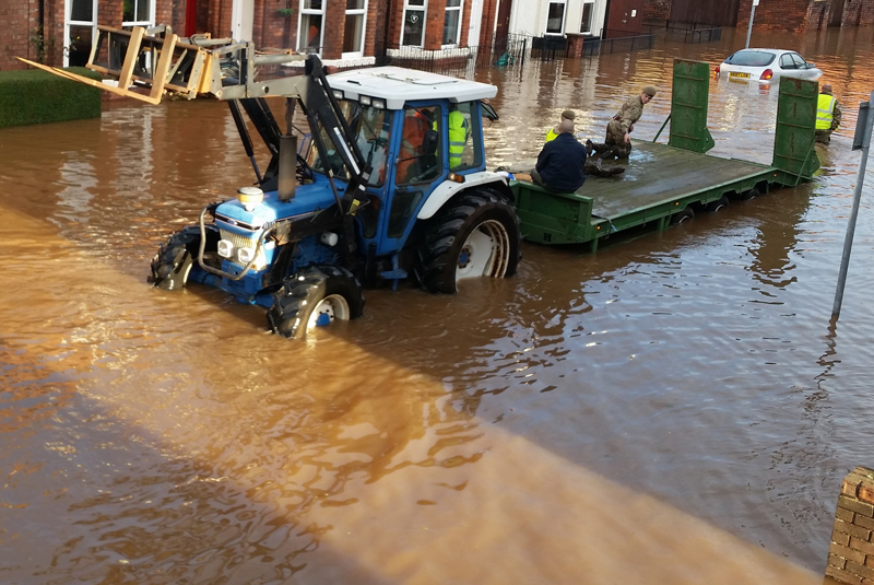 Herschel Far infrared speeds drying of flood-hit home