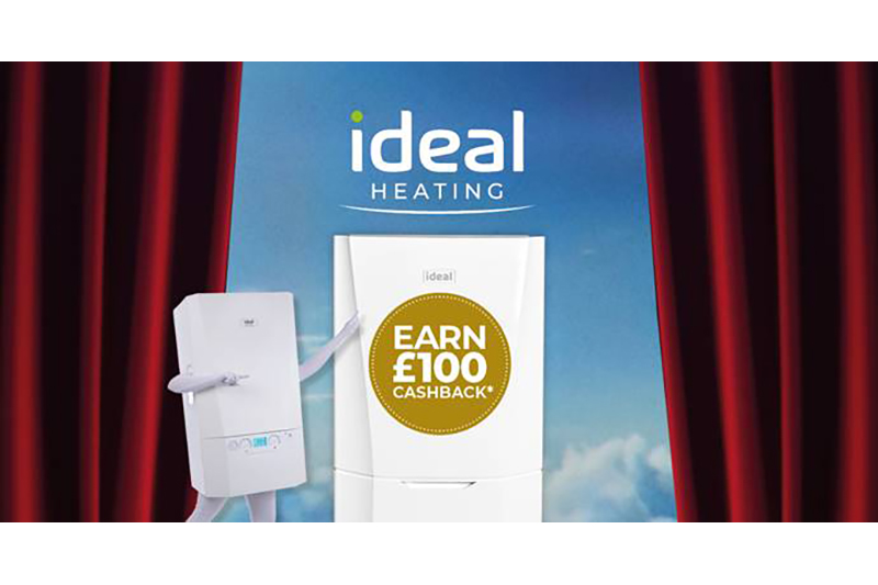 £1,000 cashback available from Ideal Heating on Max installations