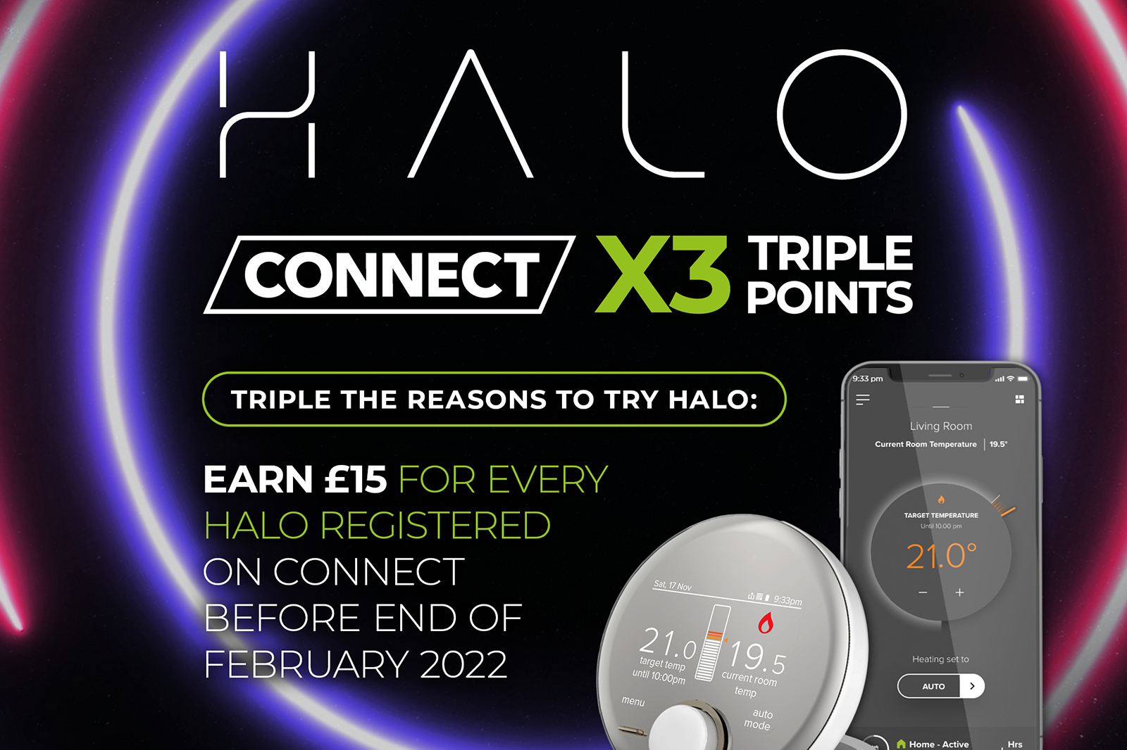 Ideal Heating launches triple loyalty points on Halo smart controls