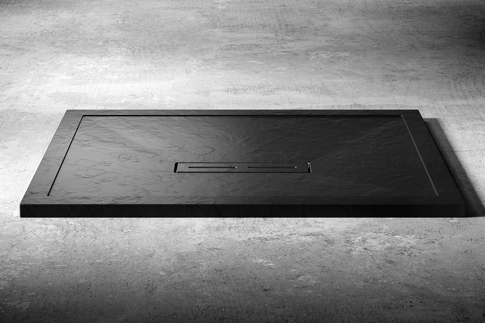 Kudos | Slate effect Connect2 shower tray