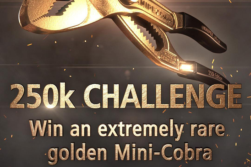 KNIPEX launches its Go For Gold 250k Insta challenge