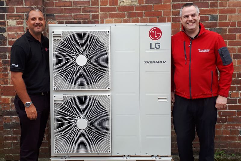 Plumbase to stock LG’s Therma V air to water heat pump range