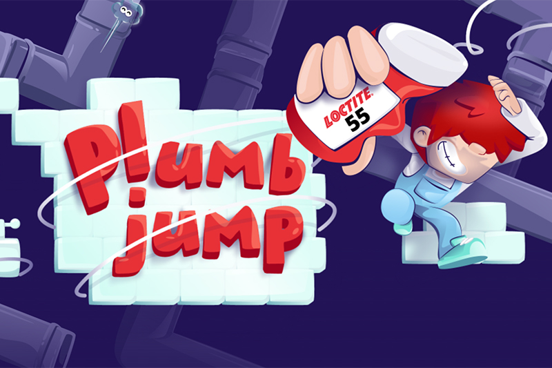 Play and win with the PLUMB JUMP game!