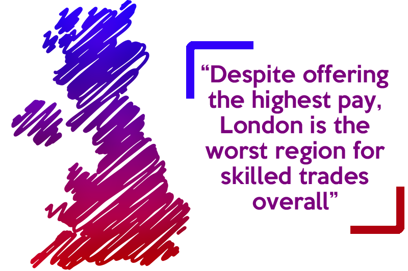 REVEALED: The best regions to work in the trades