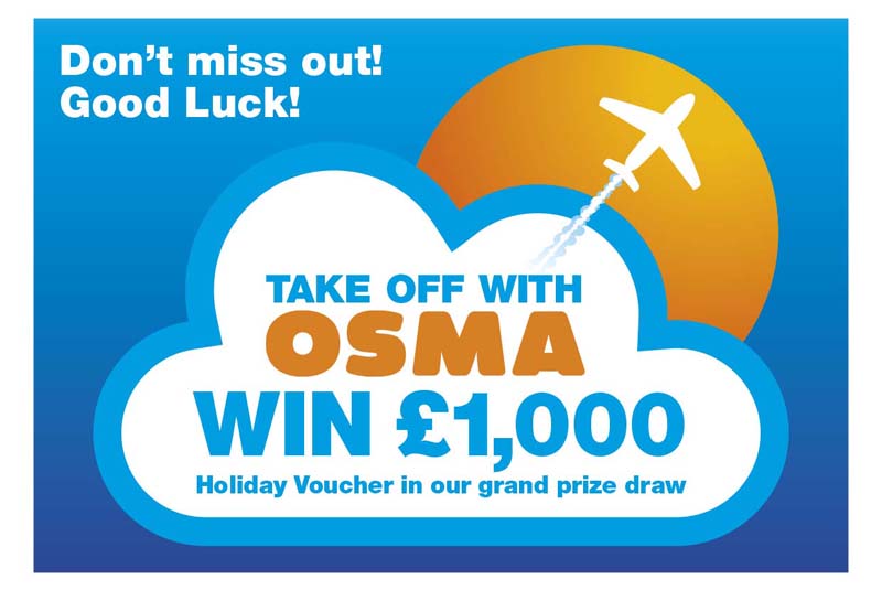 Take Off with Osma and win some amazing prizes!